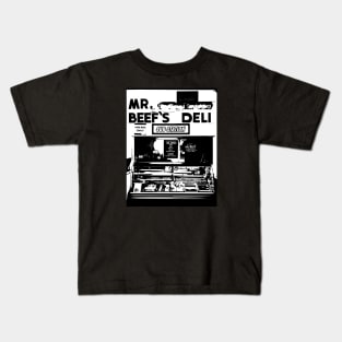 Mr. Beef B&W Kids T-Shirt